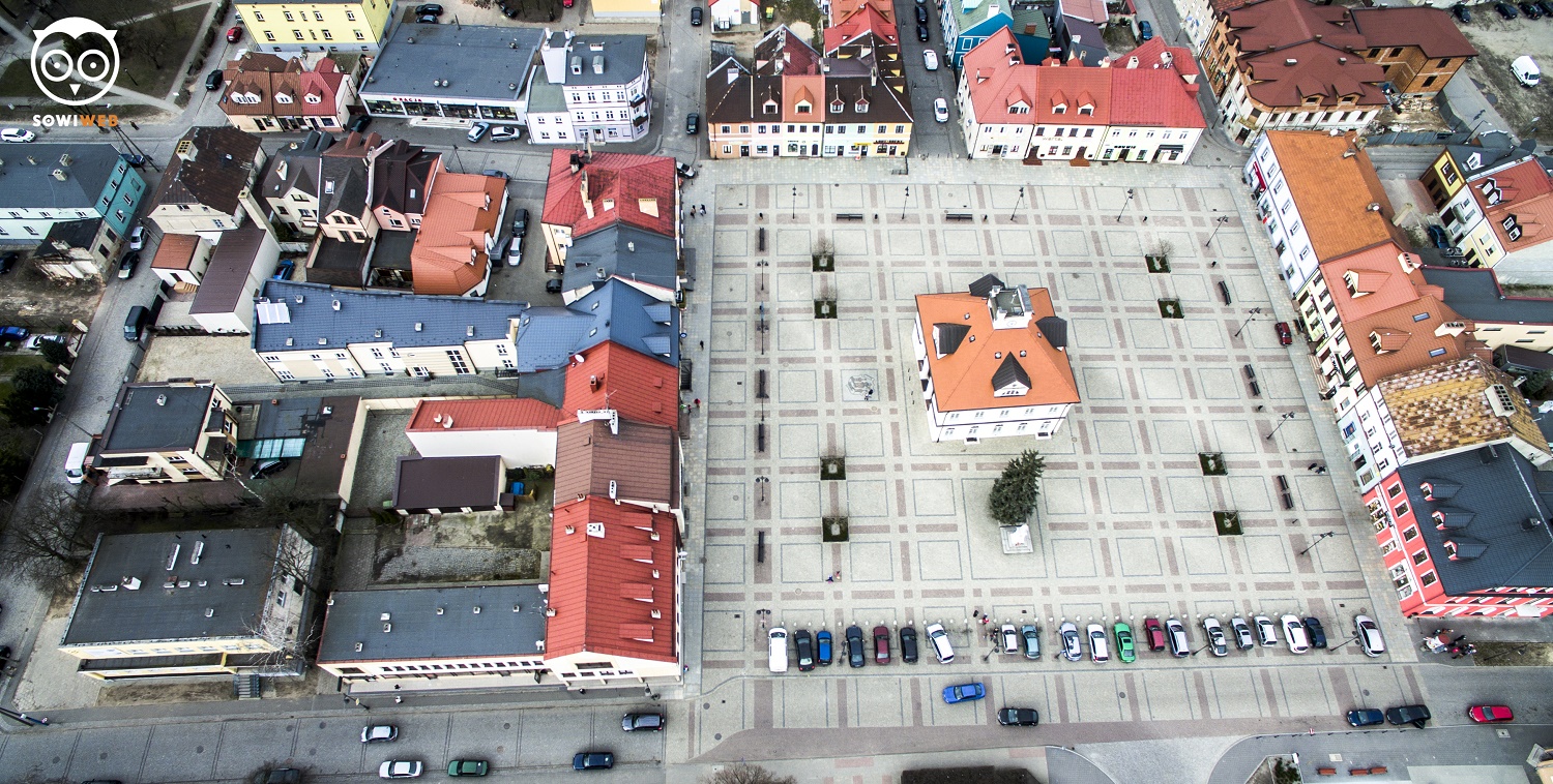Loty dronem w Łęczycy