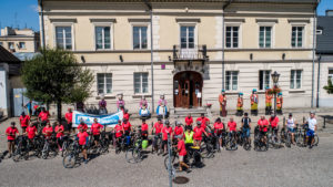 Rajd rowerowy w centrum Polski