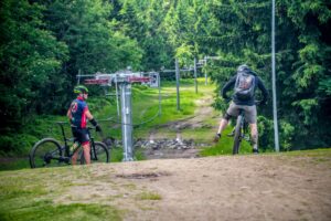 Kolej górska Nartorama i trasy rowerowe w Zieleńcu